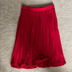 Red Lularoe Skirt